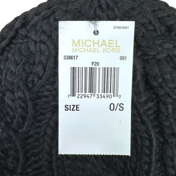 MICHAEL | Michael Kors Cuffed Cable Knit Beanie - One Size - Picture 5 of 5